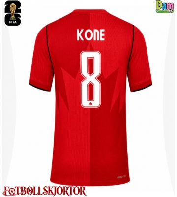 Kanada Ismael Kone #8 Hemmatröja Dam VM 2026 Kortärmad